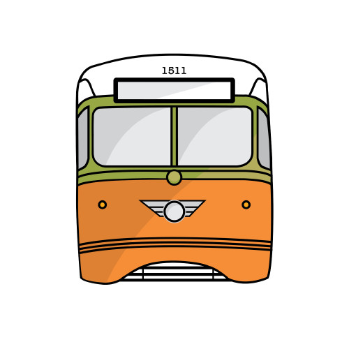 500x500 el paso streetcar graphics