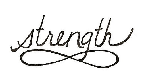 500x291 Infinity Strength Tattoo Drawing