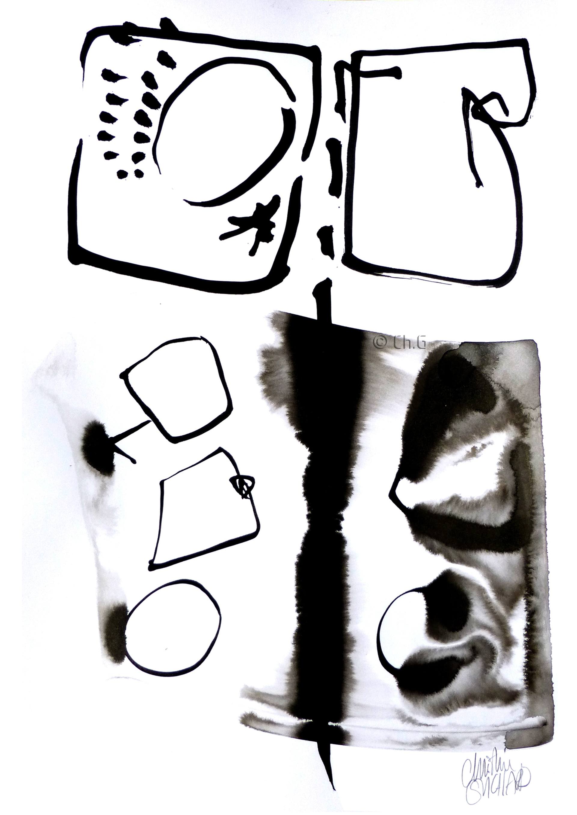 1920x2712 Abstract Ink Painting