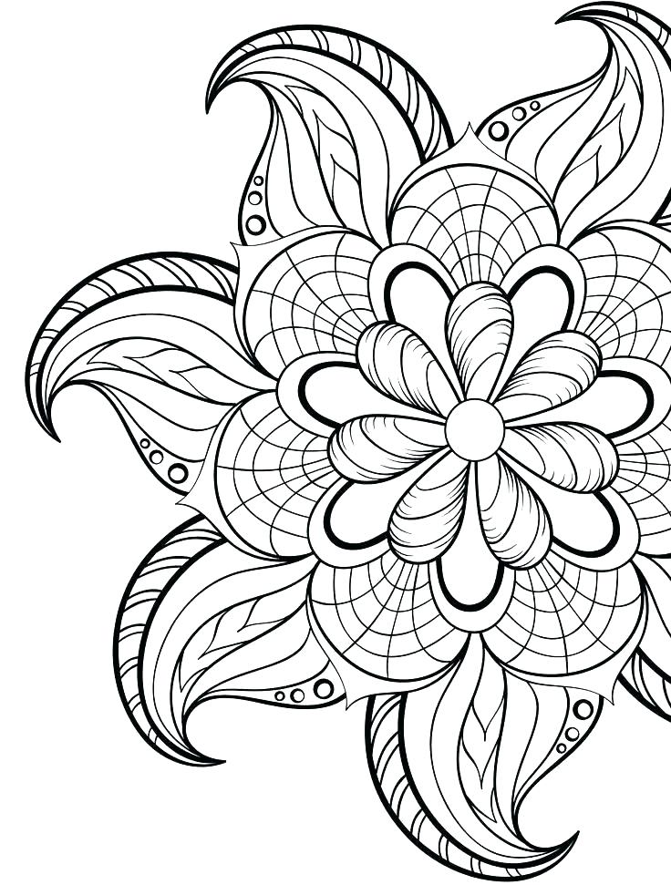 736x971 Coloring Pages Free Mandala Coloring Pages Online For Stress