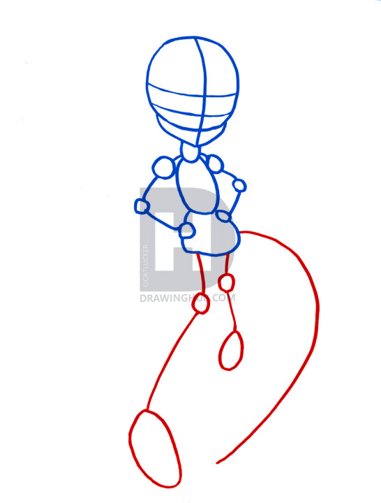 546x720 How To Draw A Bratz Neko Girl, Step