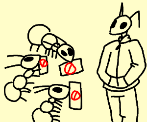 300x250 Antmans Ants Are On Strike