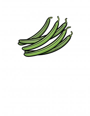 String Beans Drawing | Free download on ClipArtMag
