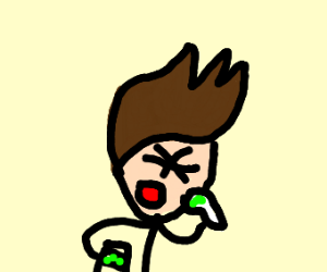 300x250 Artist Eating Green Beans