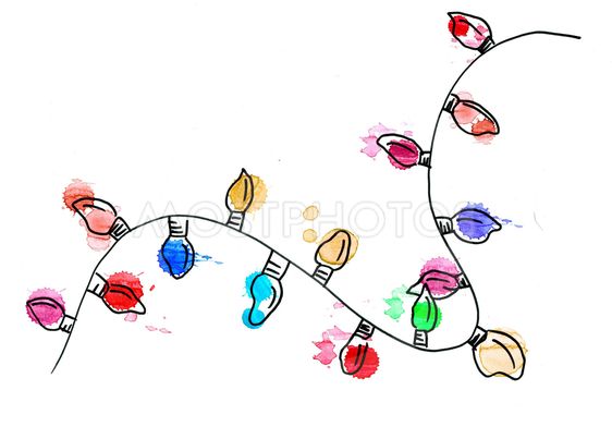 562x403 Hand Drawn Christmas String