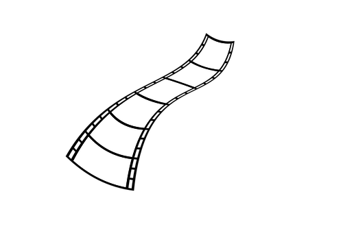 500x353 Blank Film Strip Vector Illustration