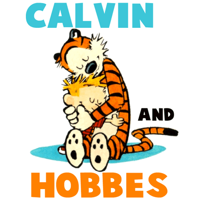 400x400 How To Draw Calvin And Hobbes Hugging From Calvin And Hobbes