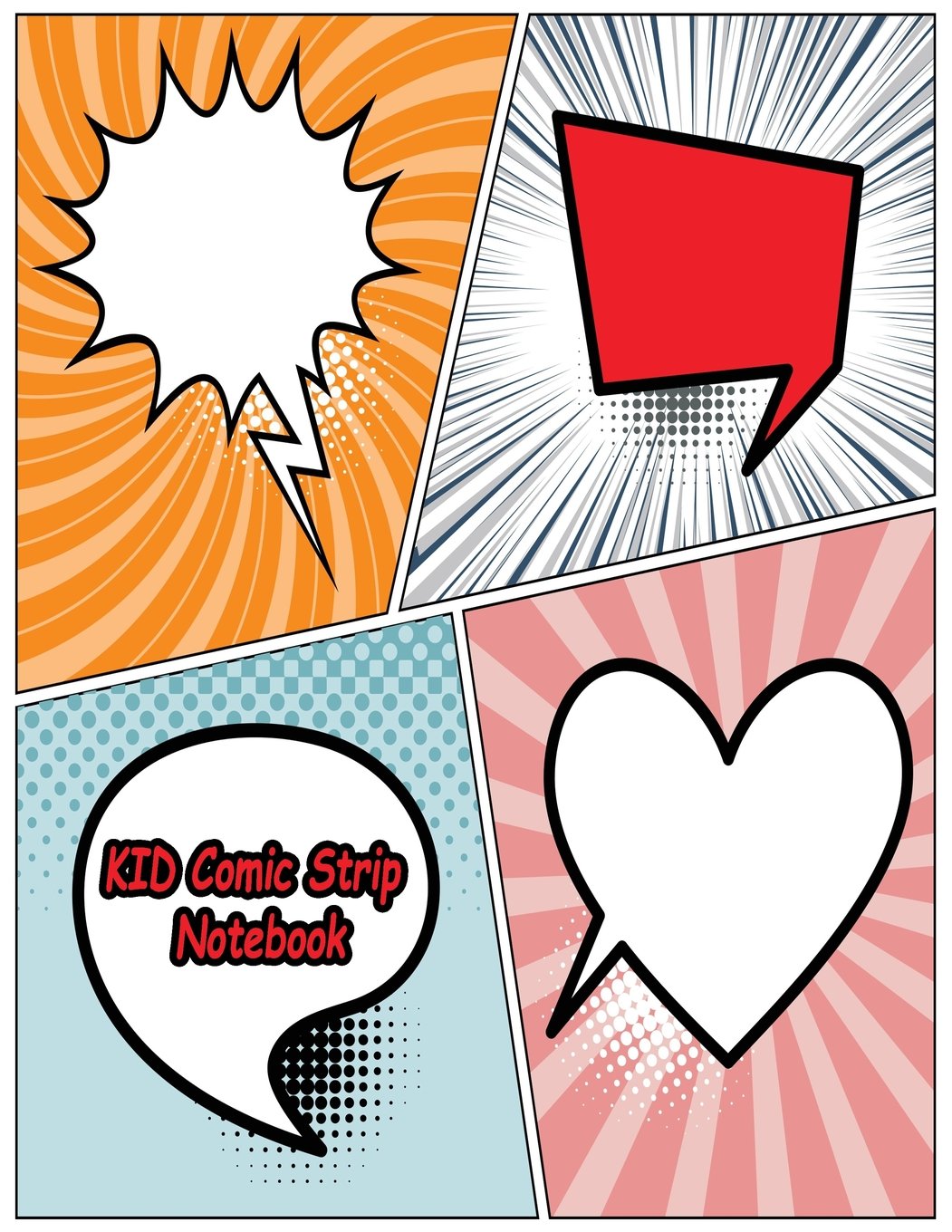 1051x1360 Kid Comic Strip Notebook