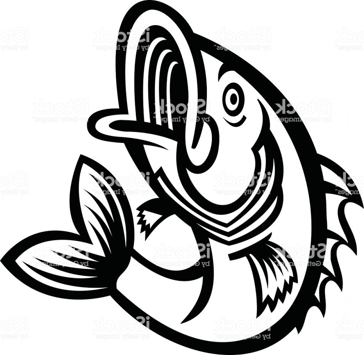 Striped Bass Drawing | Free download on ClipArtMag