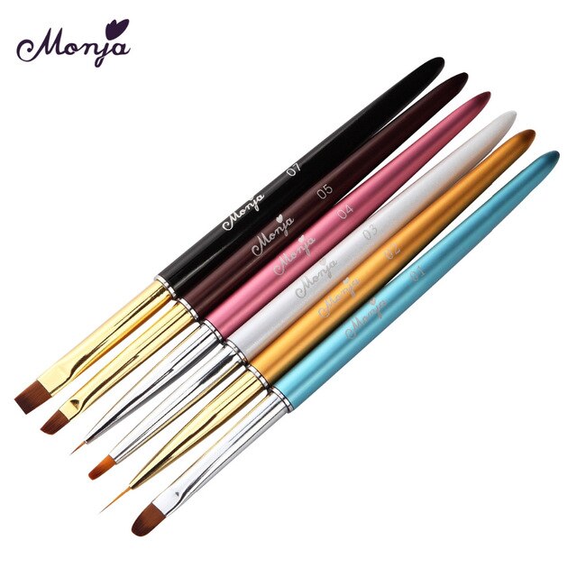 640x640 Monja Style French Nail Art Drawing Painting Stripes Lines Liner