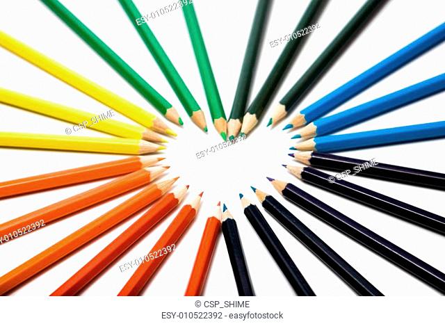640x466 Pencil Drawing Colourful Stripes Stock Photos And Images Age