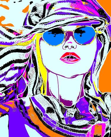 375x463 Sunnies And Stripes Drawing