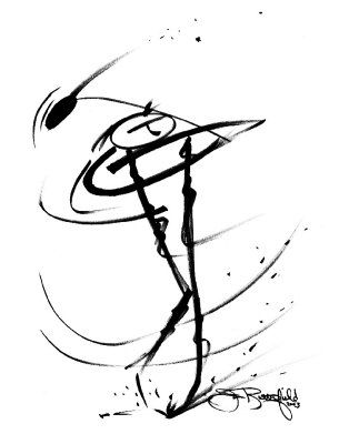 305x400 The Expression Of A Stroke Drawing