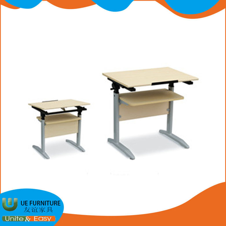 780x780 Steel Frame Adjustable Student Drawing Desk With Movable Table Top