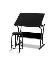226x257 Tilting Drawing Desk Drafting Table With Stool Art Craft Student