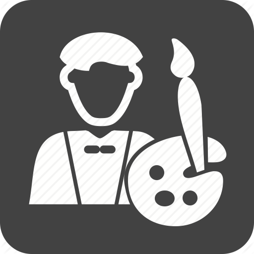 512x512 Art, Artist, Drawing, Man, Painter, Painting, Studio Icon