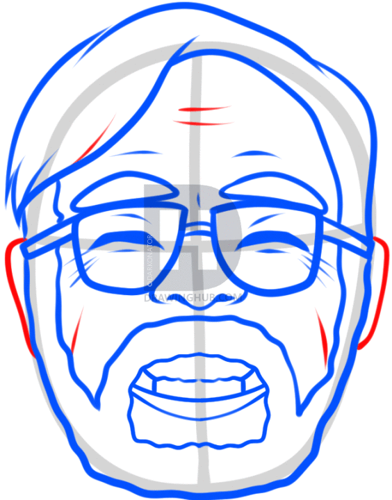 564x720 How To Draw Hayao Miyazaki, Studio Ghibli, Step