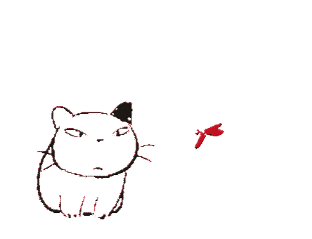 444x340 Animated, Anime, Butterfly, Cat Sticker Gif Find, Make Share