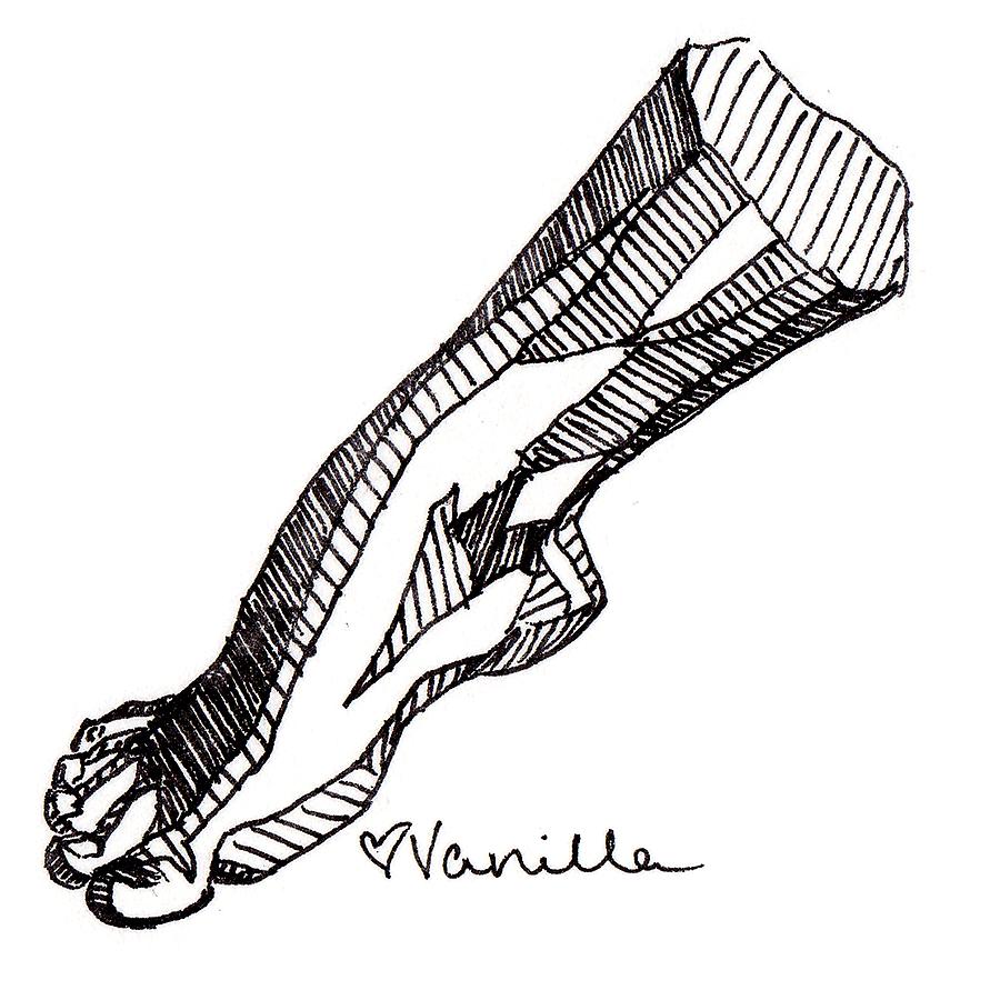 900x900 Foot Study I Drawing