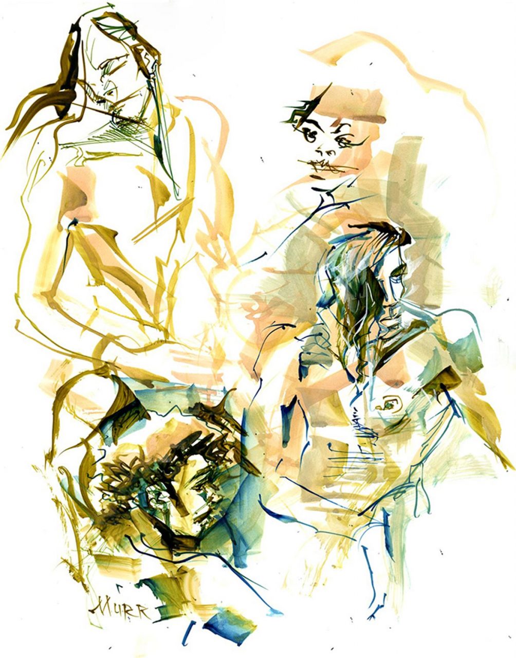 1004x1280 Life Drawing Study Ed Murr Studios