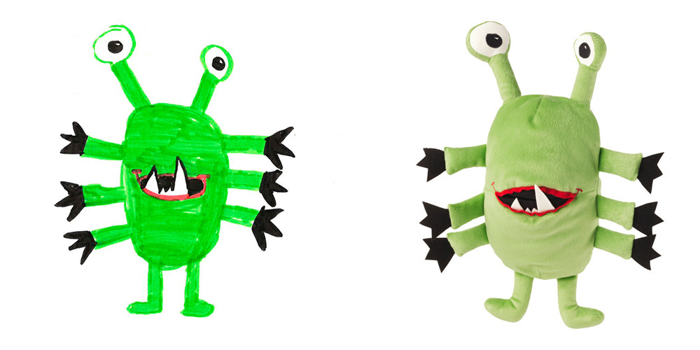 1000x500 Ikea Creates Stuffed Animals Based On Kids' Drawings Because What