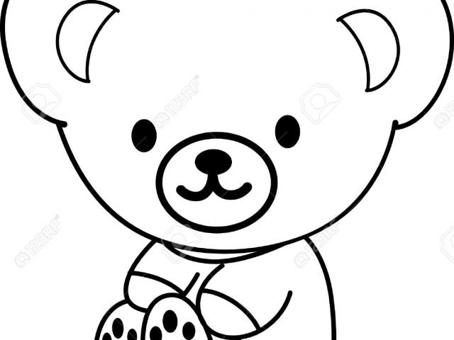640x480 Drawn Teddy Bear