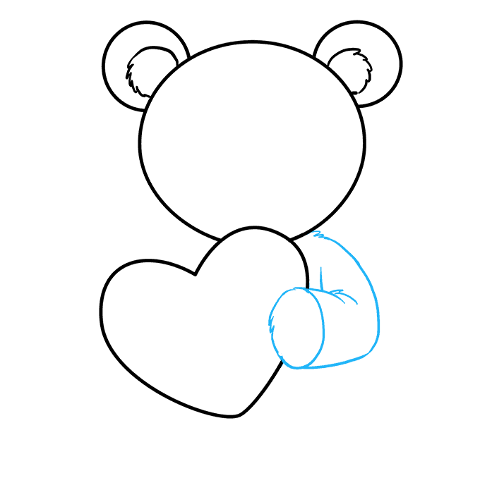 680x678 How To Draw A Teddy Bear With A Heart