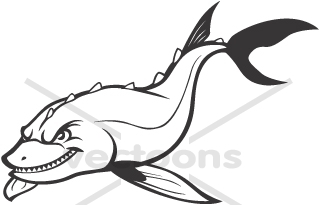 320x205 Wild Chinese Sturgeon In Black