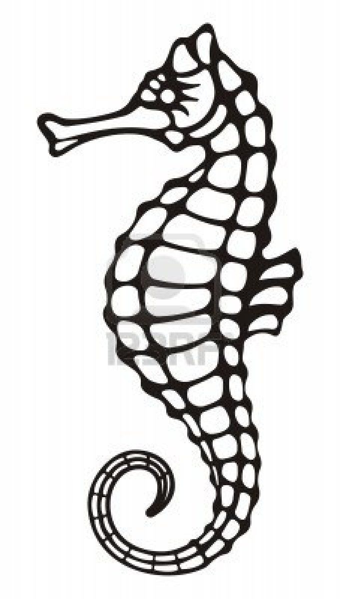 681x1200 Tattoo Ideas Seahorse Drawing, Seahorse