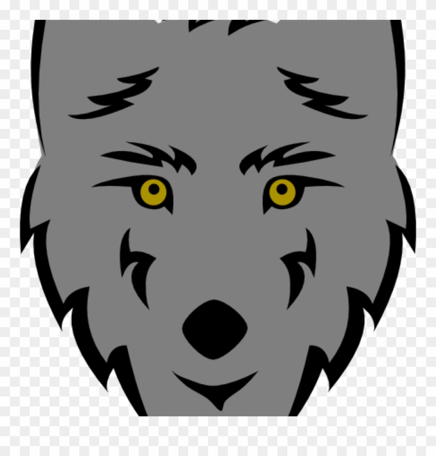 880x920 Wolf Head Clipart Simple Stylized Clip Art At Clker