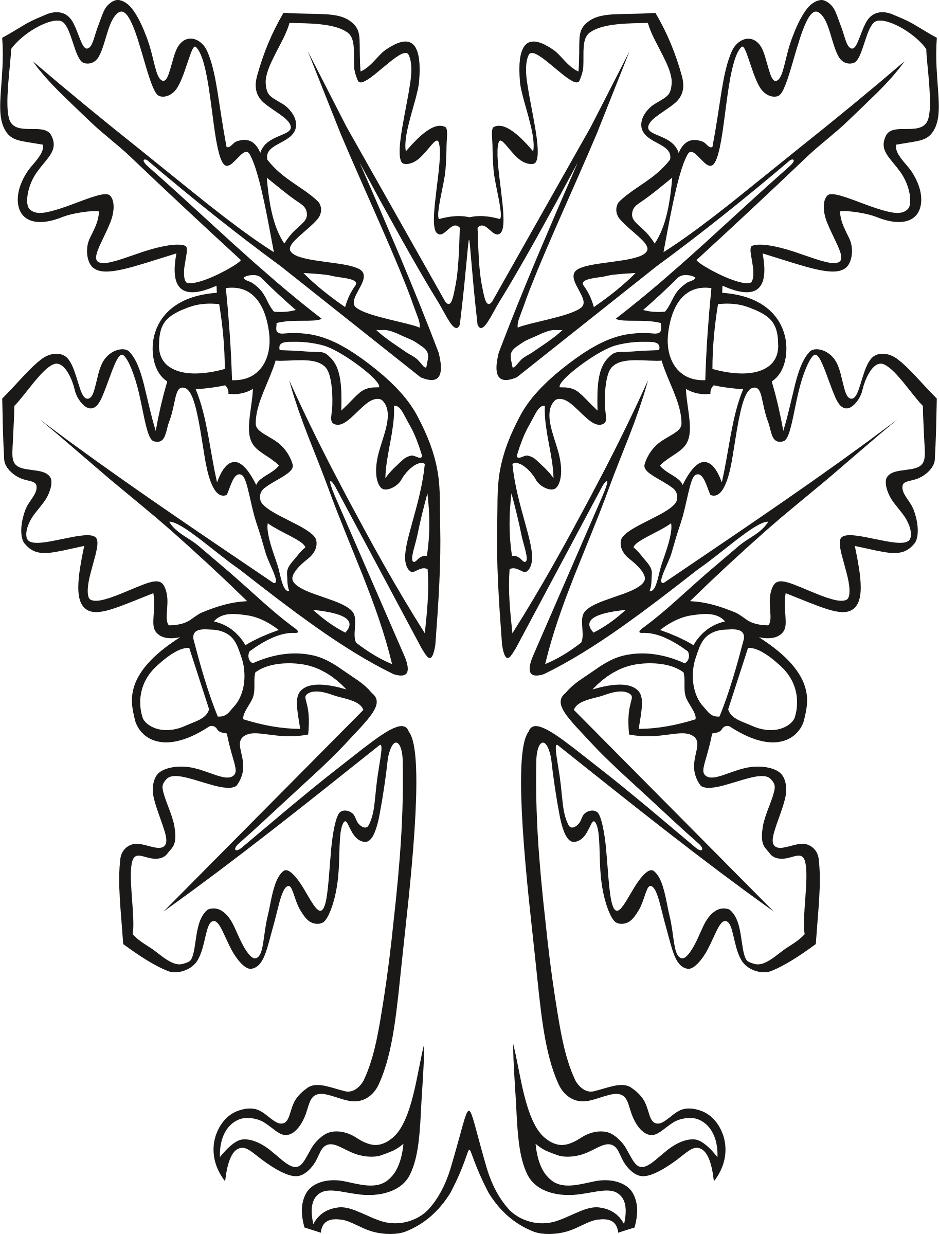 1826x2400 Collection Of Free Acorn Drawing Stylized Download On Ui Ex