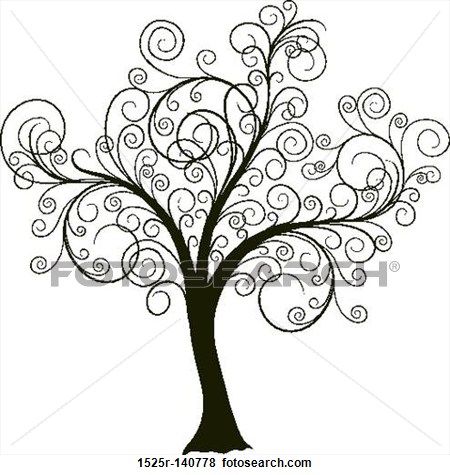 450x475 Stylized Tree