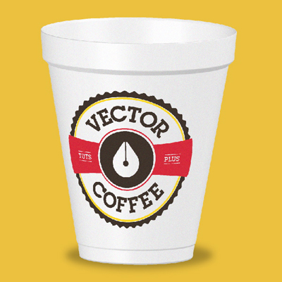400x400 Create A Coffee Cup Mock Up In Adobe Illustrator Using