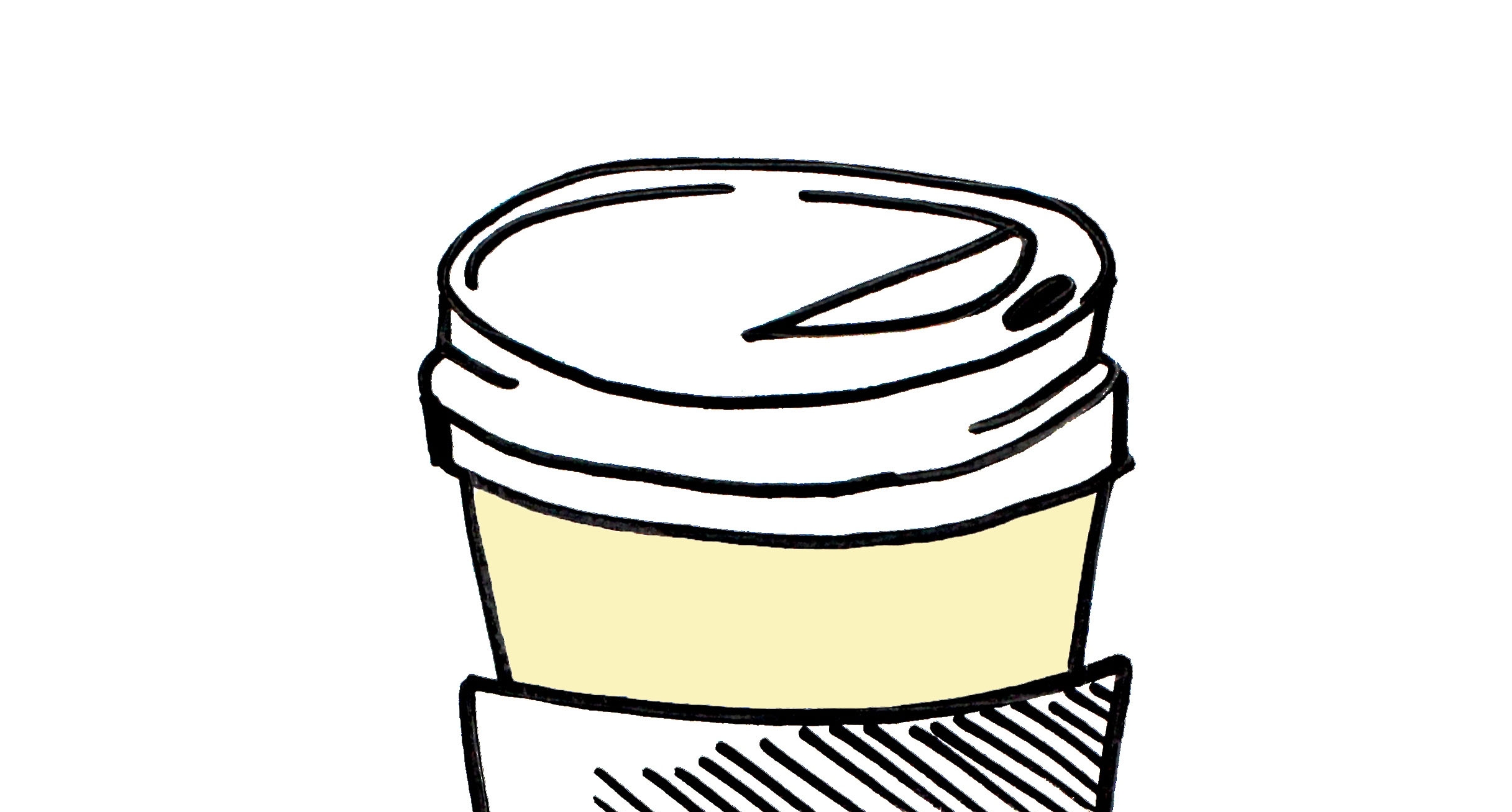 2433x1307 Anatomy Of A To Go Cup The Little Black Coffee Cup