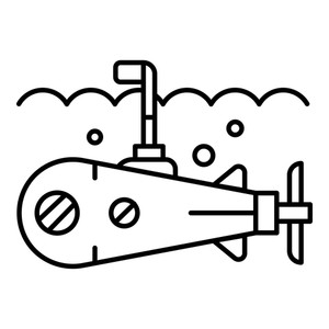 300x300 sea submarine periscope icon outline sea submarine periscope