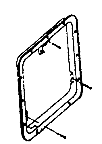 355x500 Suburban Water Heater Door Adapter
