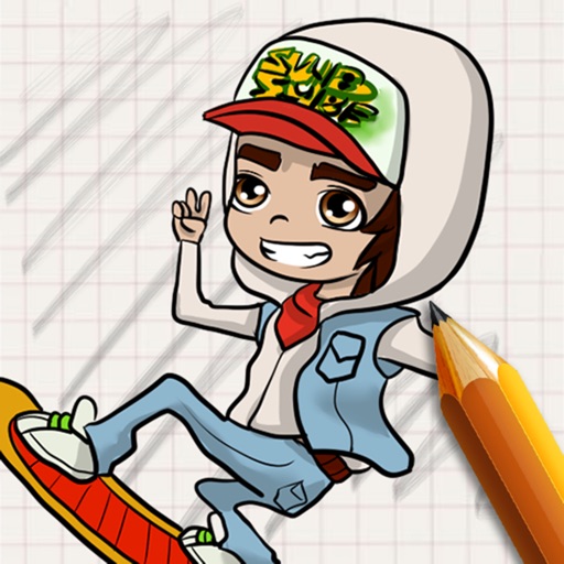 512x512 Let's Draw For Subway Surfers