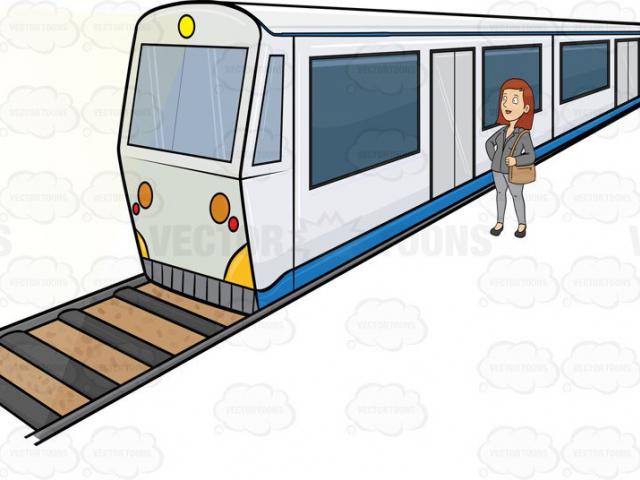 640x480 Subway Clipart Passenger Train