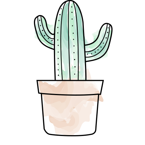500x500 Collection Of Free Succulent Vector Line Drawing Download On Ui Ex