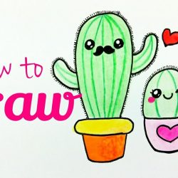 250x250 Cactus Drawing Cute Images Art Artsy Botanical Line And Succulent