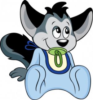 300x322 Sugar Glider Black And White Clipart