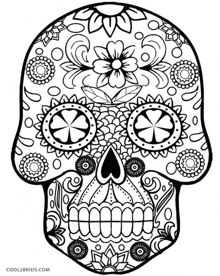 713x892 sugar skull coloring great sugar skulls coloring pages sugar