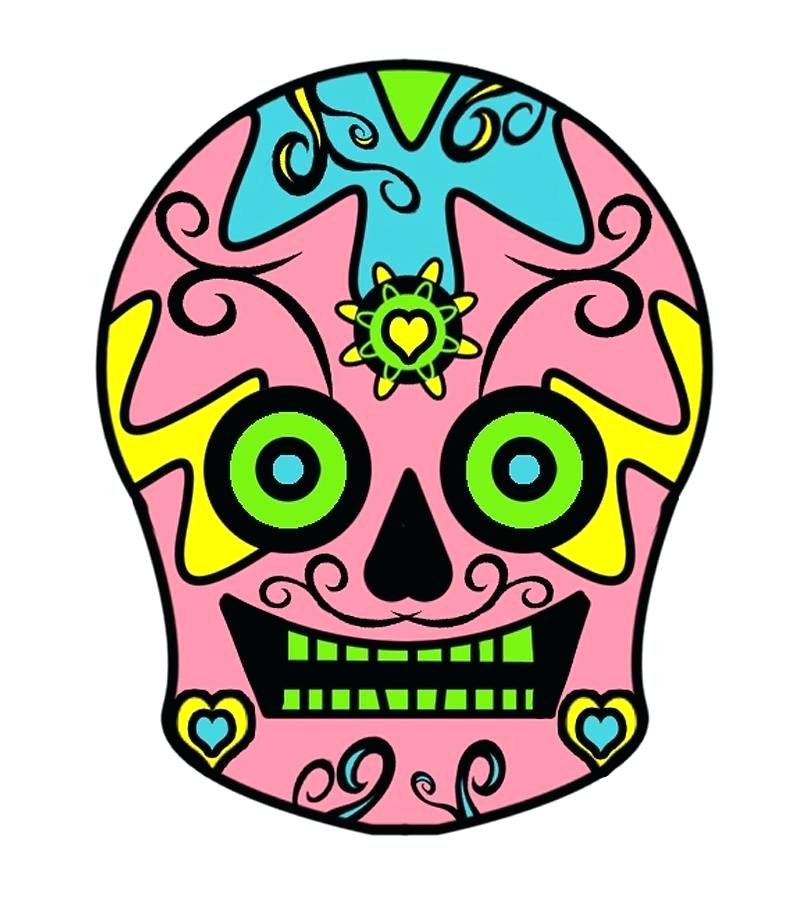 810x897 Sugar Skull Simple Easy Drawings Of Skulls License Personal Use