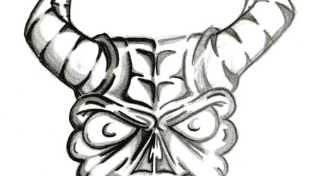 471x250 Sugar Skull Animal Drawings For Beginners To Color Draw Black Cool