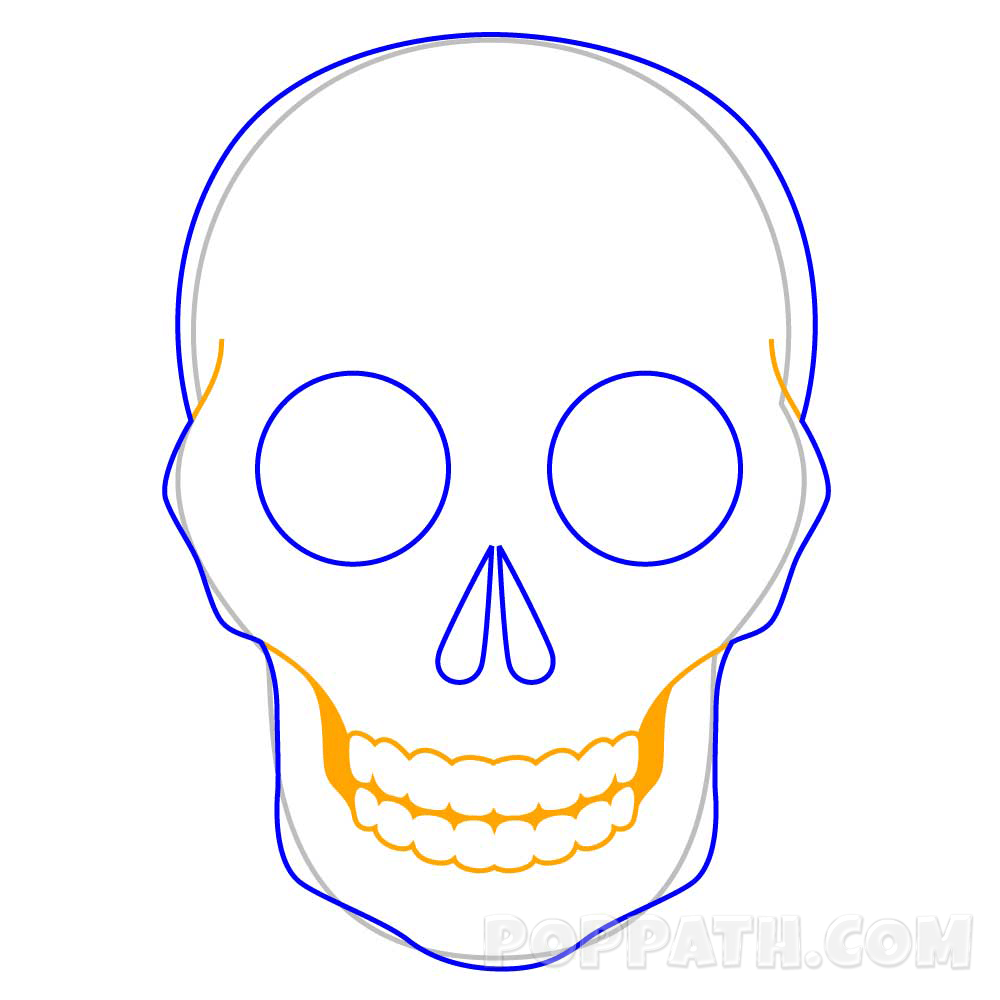 1000x1000 How To Draw A Sugar Skull Pop Path