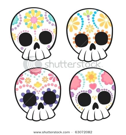 437x470 How To Draw A Sugar Skull Thomhaze Club