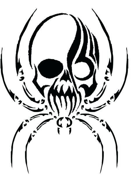 450x619 Easy Skull Drawings Easy Skull Tattoo Ideas