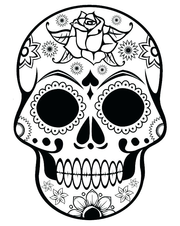 618x773 Monster High Skull Printable Pattern Template Human From Sugar