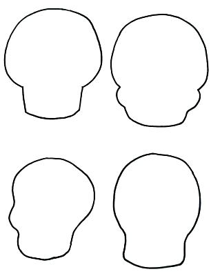 306x400 Sugar Skull Drawing Template At Free For Personal The Make Your