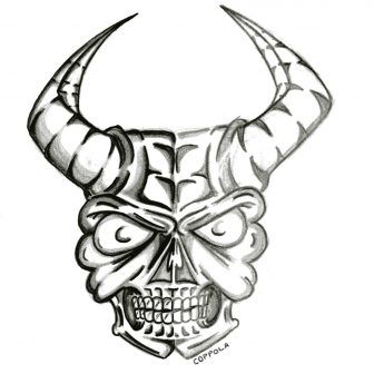 336x336 Sugar Skull Animal Drawings For Beginners To Color Draw Black Cool